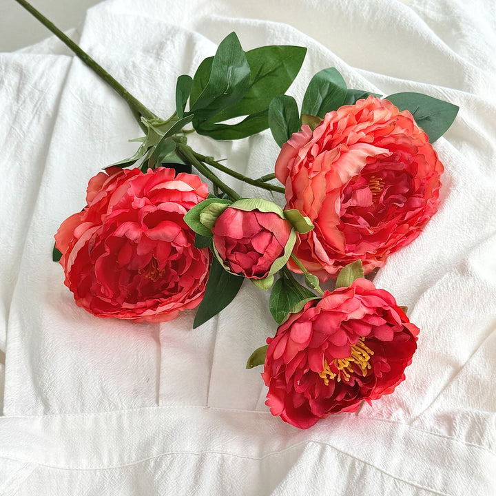 Lifelike Peony Floral Arrangement