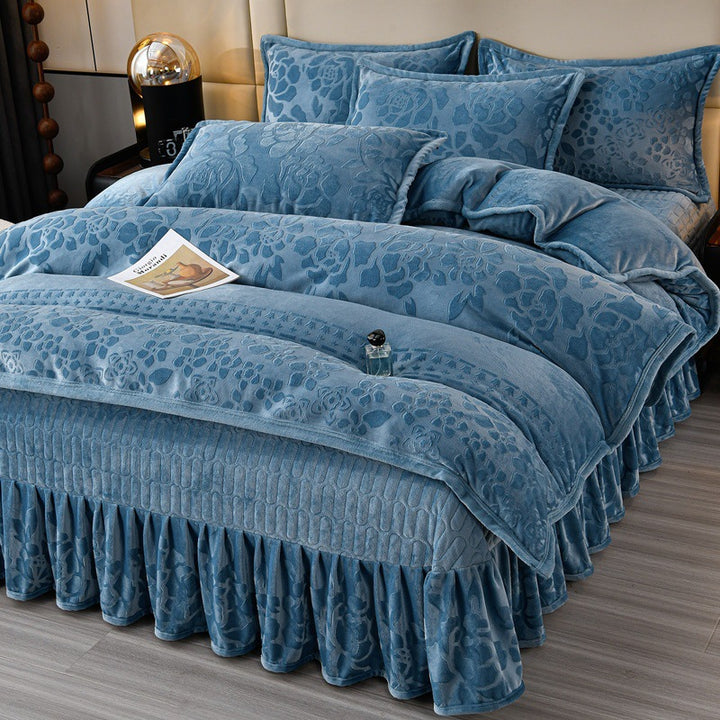 Luxurious Plush Velvet Comforter Set