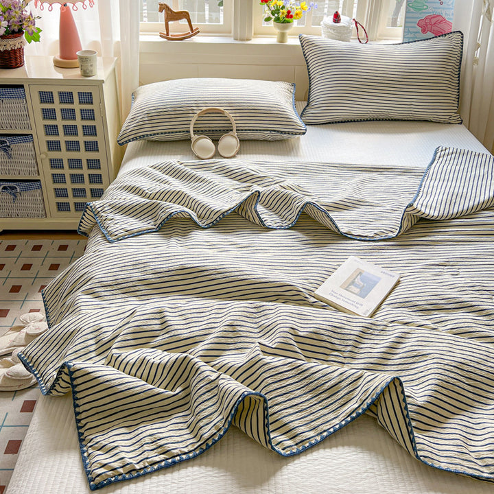 Decorative Textured Summer Throw Blanket Avarnia