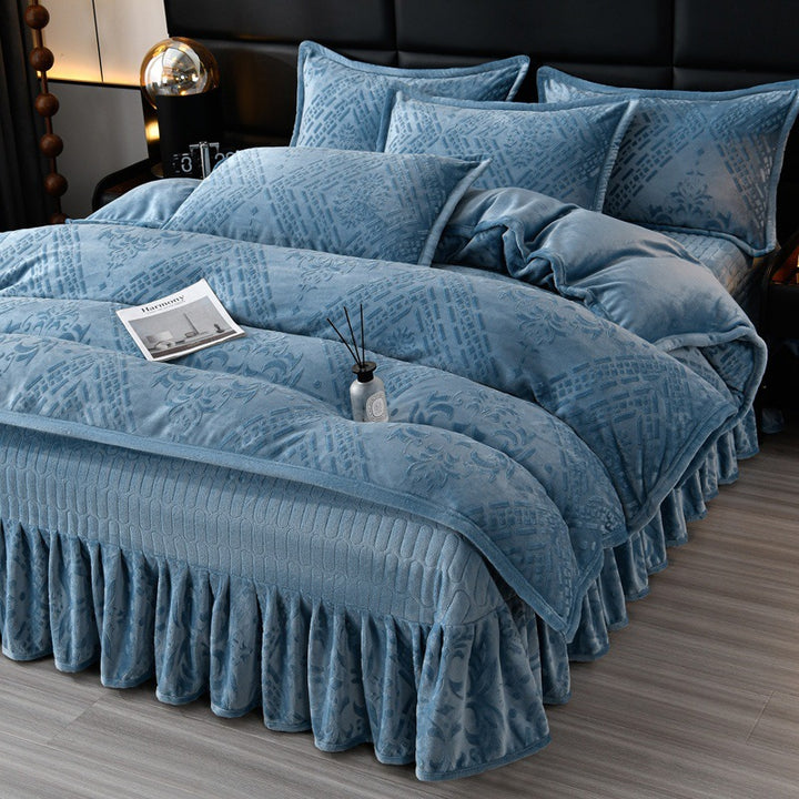 Luxurious Plush Velvet Comforter Set