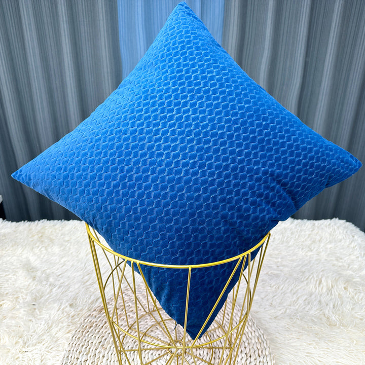 Textured Honeycomb Decorative Pillow