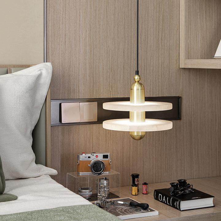 Modern multi-layer pendant light
