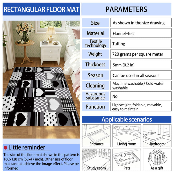 Cartoon Cat Area Rug