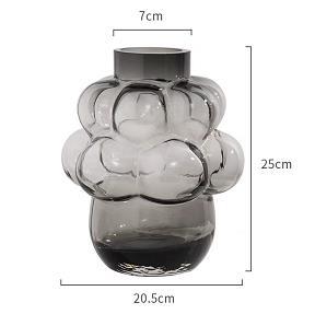 Artistic Cloud Shaped Glass Vase