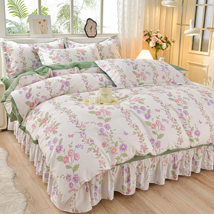 Floral Design Comforter Set