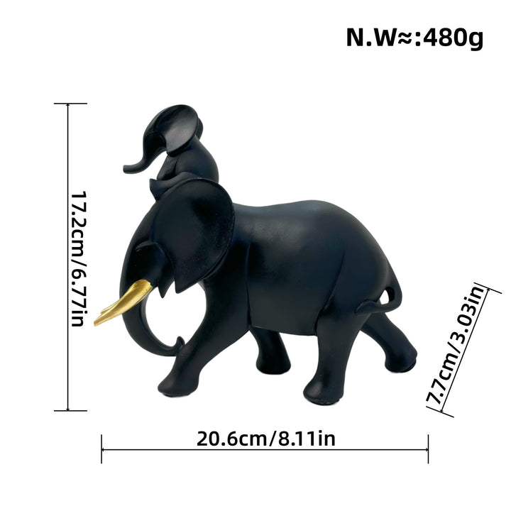 Decorative Elephant Family Sculpture