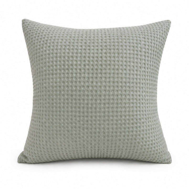 Textured Waffle Weave Throw Pillow