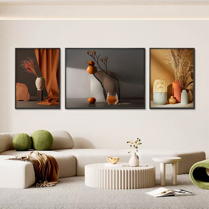 Decorative Three-Piece Framed Art Set
