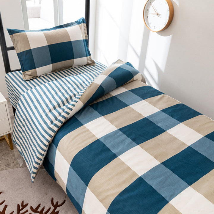 Modern Plaid Bedding Set