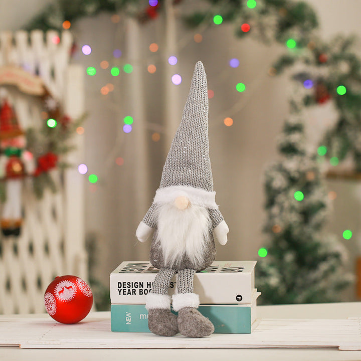 Cute Christmas Gnome Decoration Figure