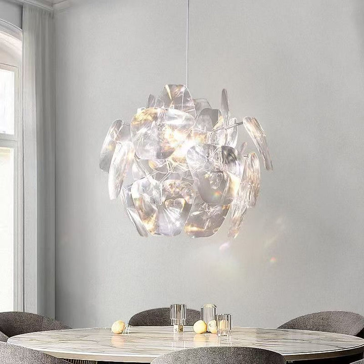 Modern geometric pendant light