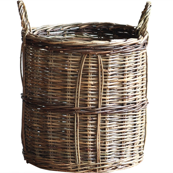 Rustic storage basket