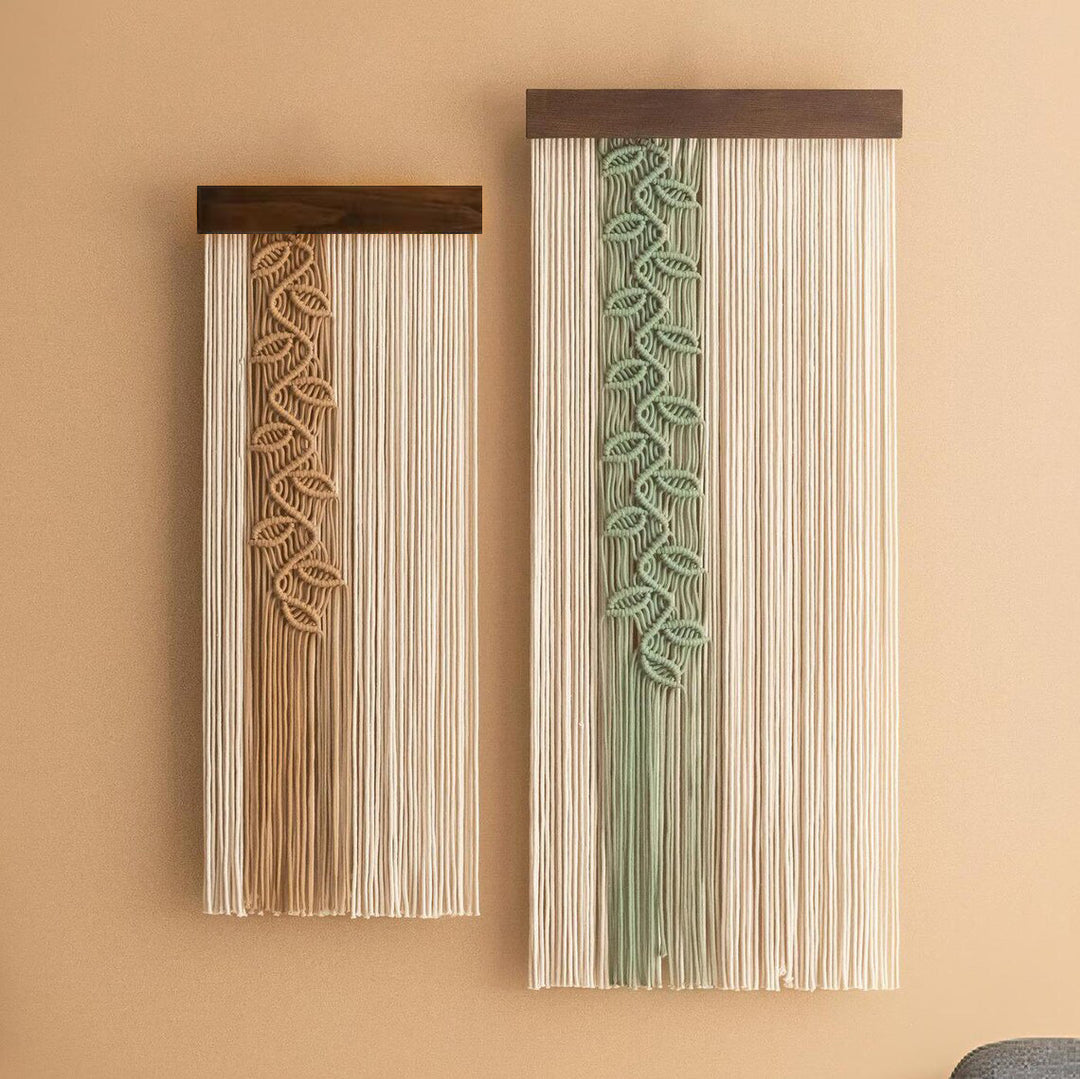 Macrame Leaf Wall Hanging Decor