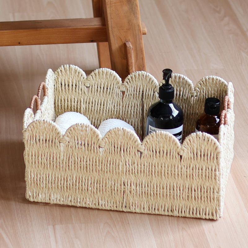 Handwoven storage basket