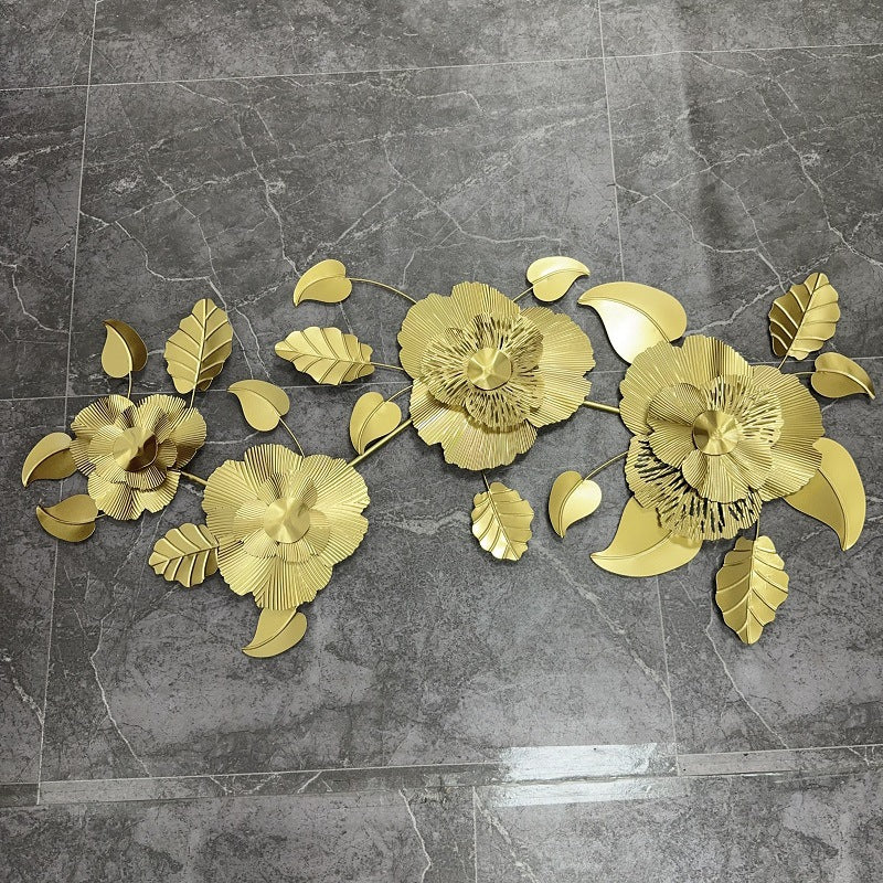 Decorative Metal Flower Wall Sculpture
