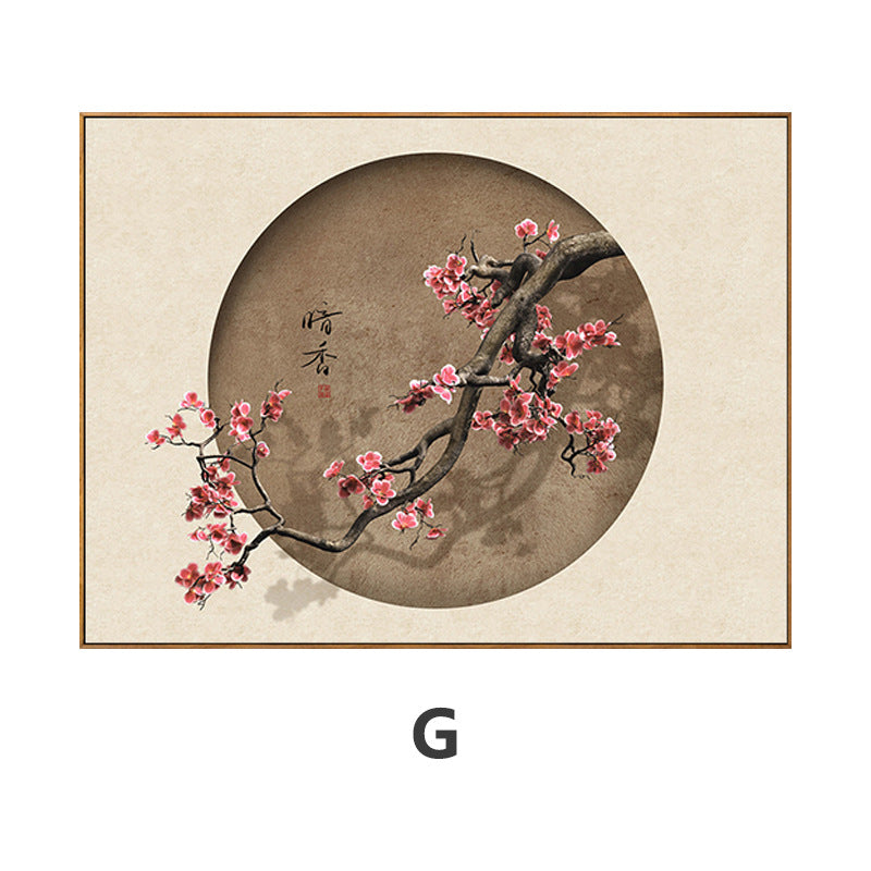 Elegant Framed Floral Blossom Art Print