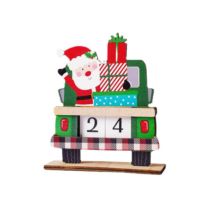 Advent calendar with Santa Claus motif