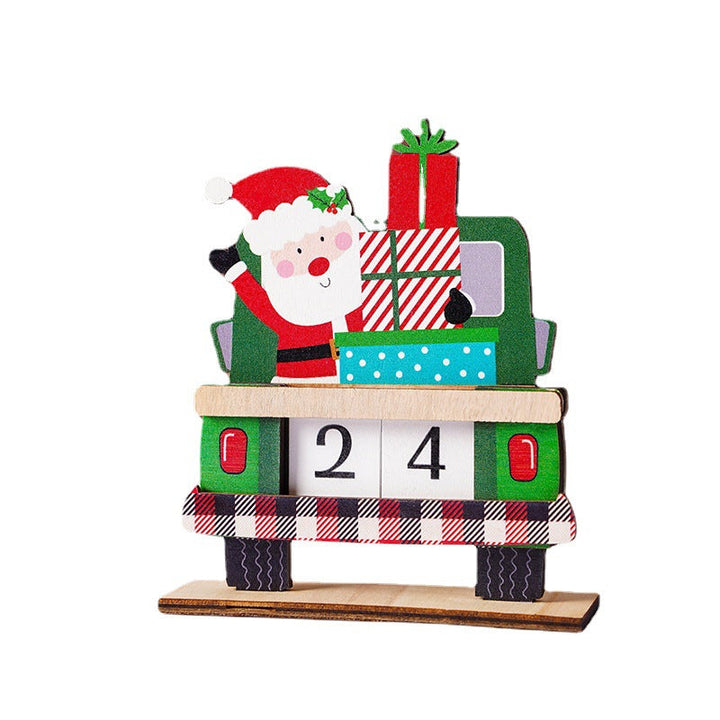Advent calendar with Santa Claus motif