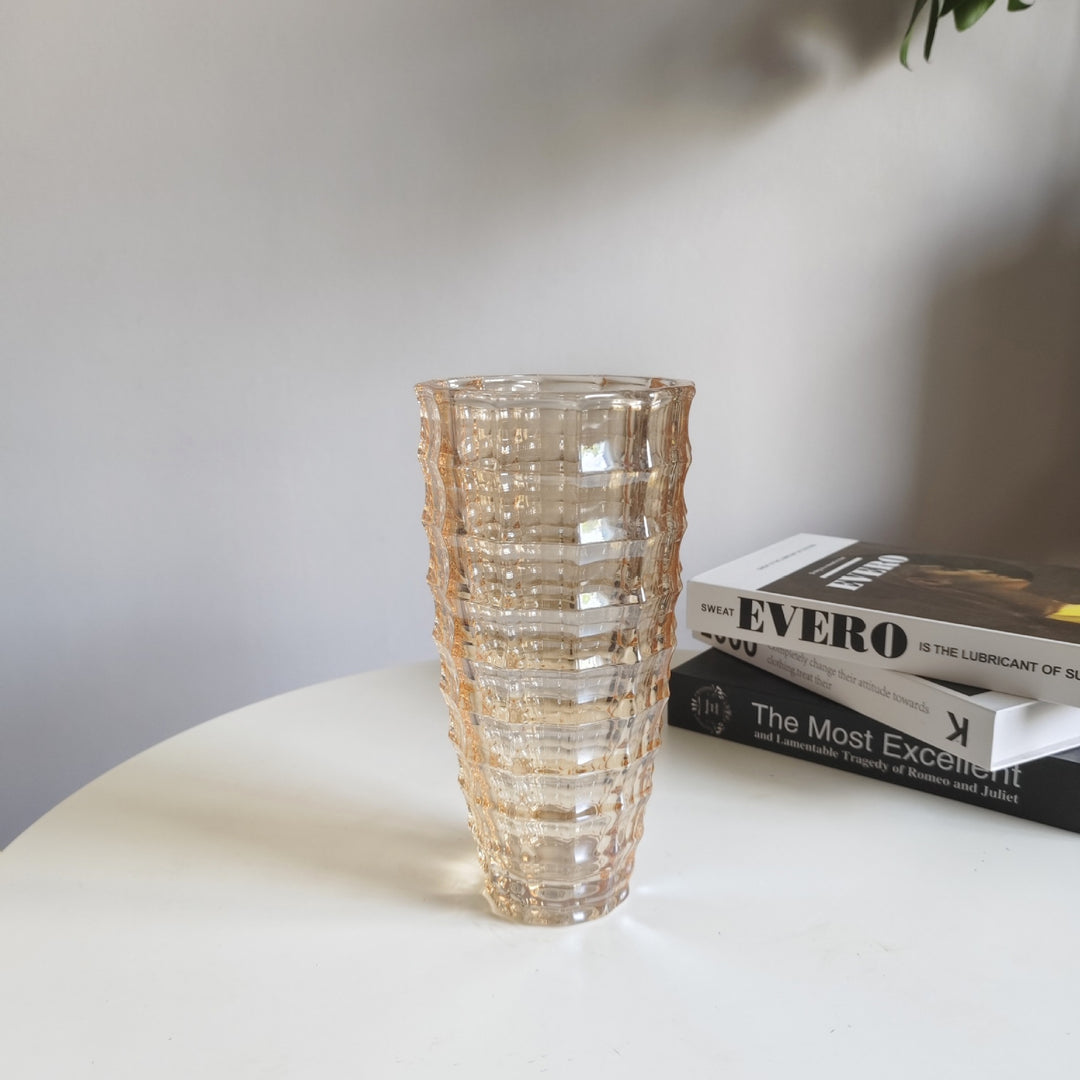 Artistic Twisted Glass Vase