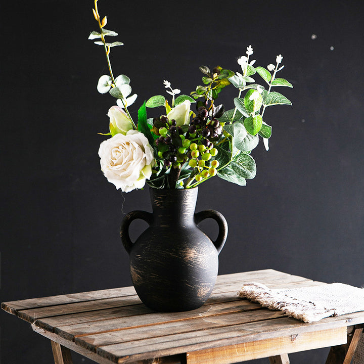 Artisanal flower vase