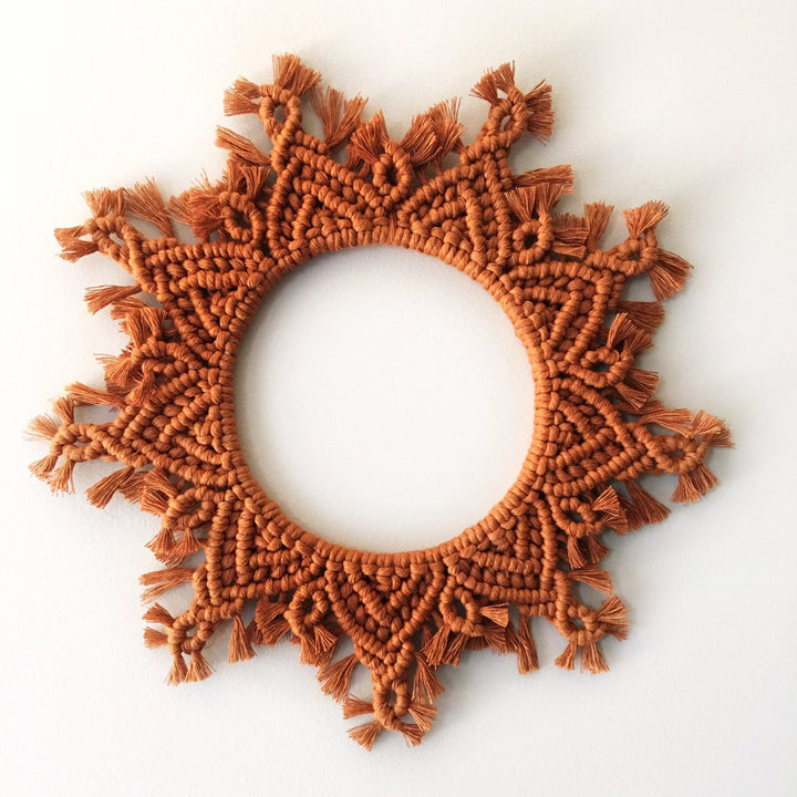Decorative Macrame Wall Mirror