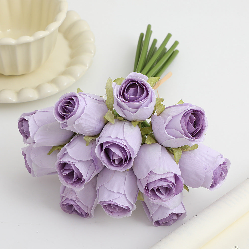 Artificial rose bouquet with fine details