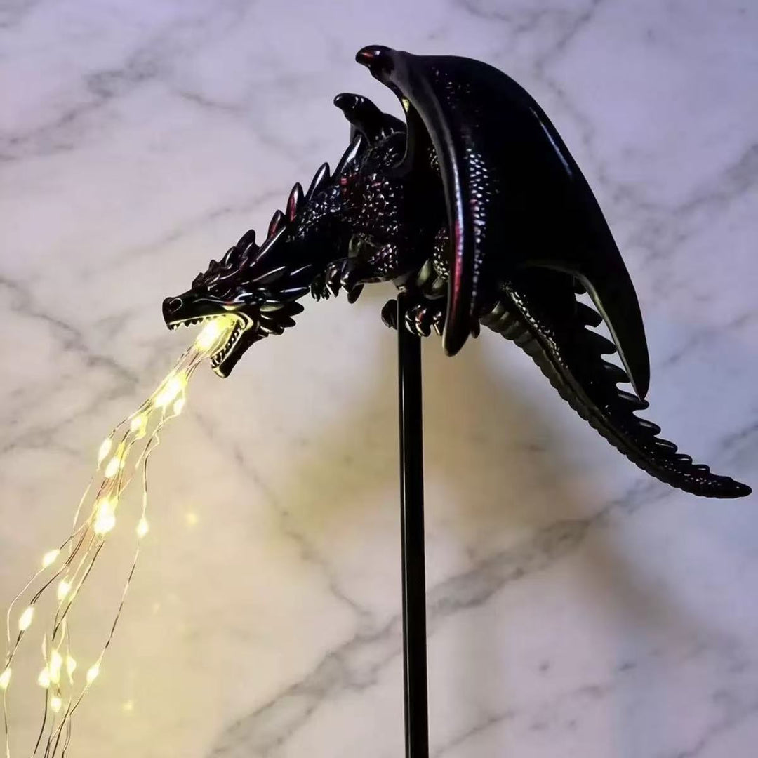 Decorative dragon lamp with LED effects
