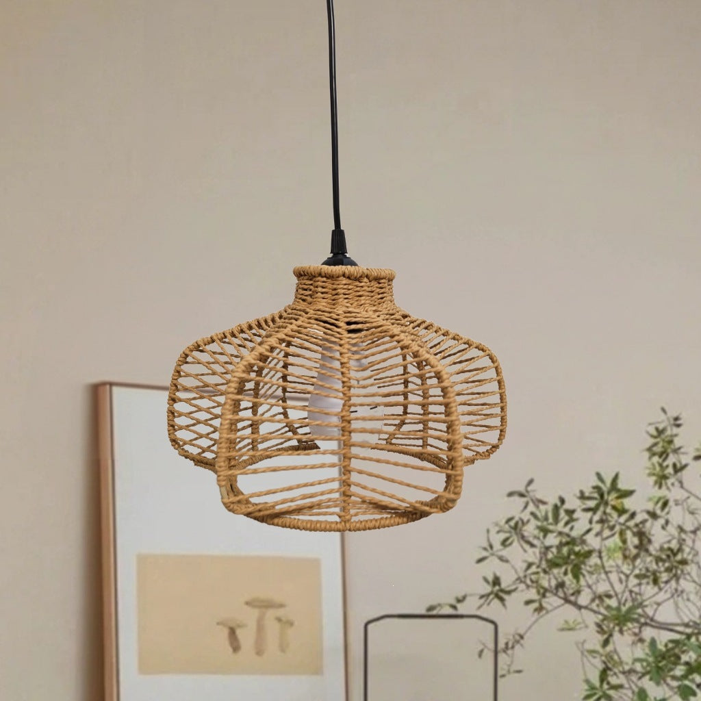 Handmade Rattan Pendant Light