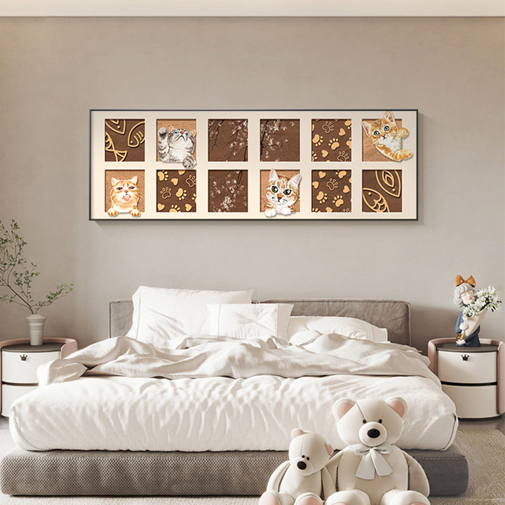 Cat-Themed Decorative Wall Art