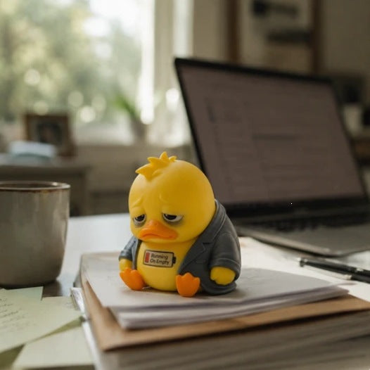 Decorative figure in business look