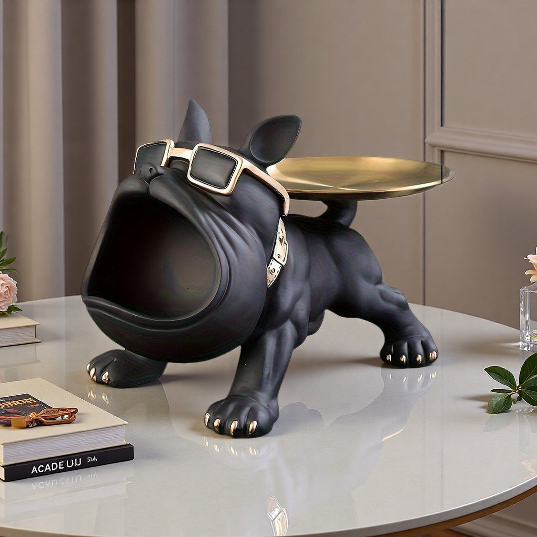 Funny decorative figure of a French Bulldog
