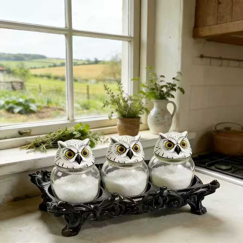 Spice container in frog design