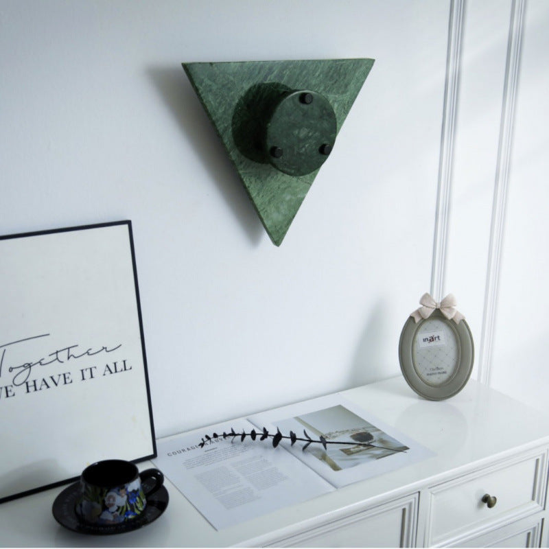 Artistic triangular wall lamp