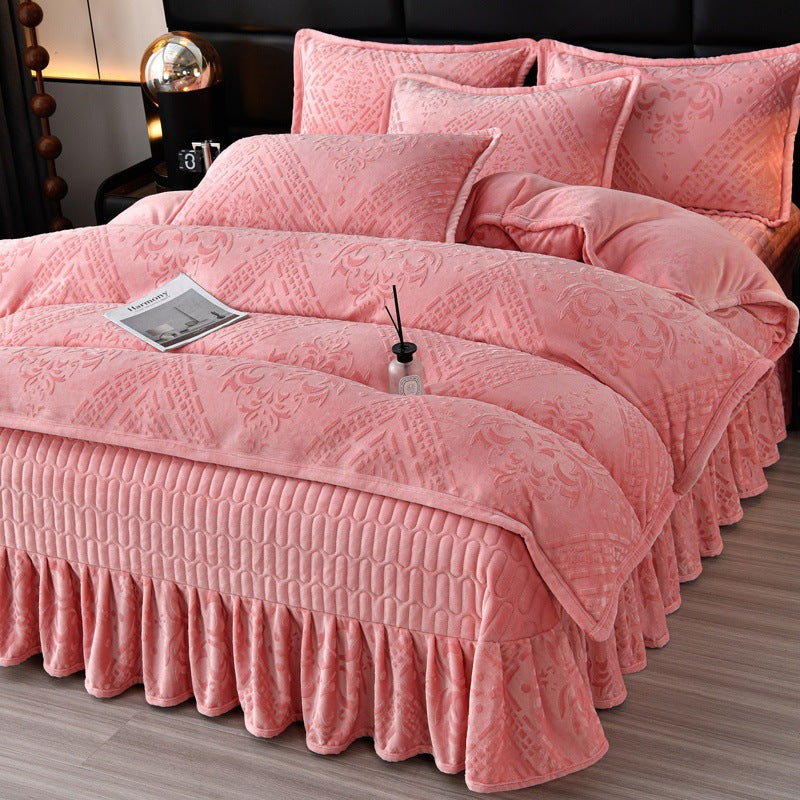 Luxurious Plush Velvet Comforter Set