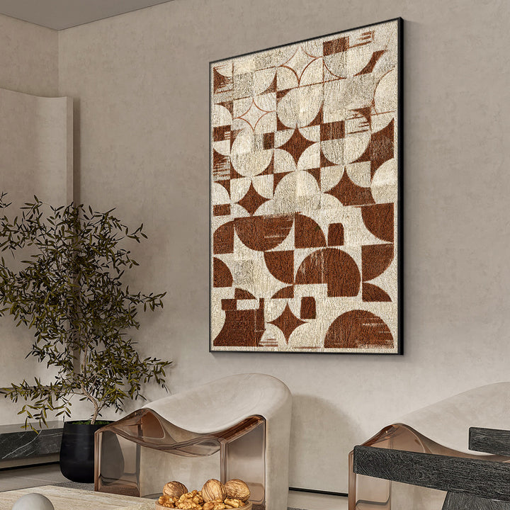 Bohemian Lunar Phase Wall Art