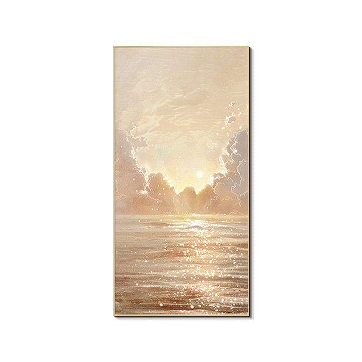 Elegant Coastal Sunset Wall Art