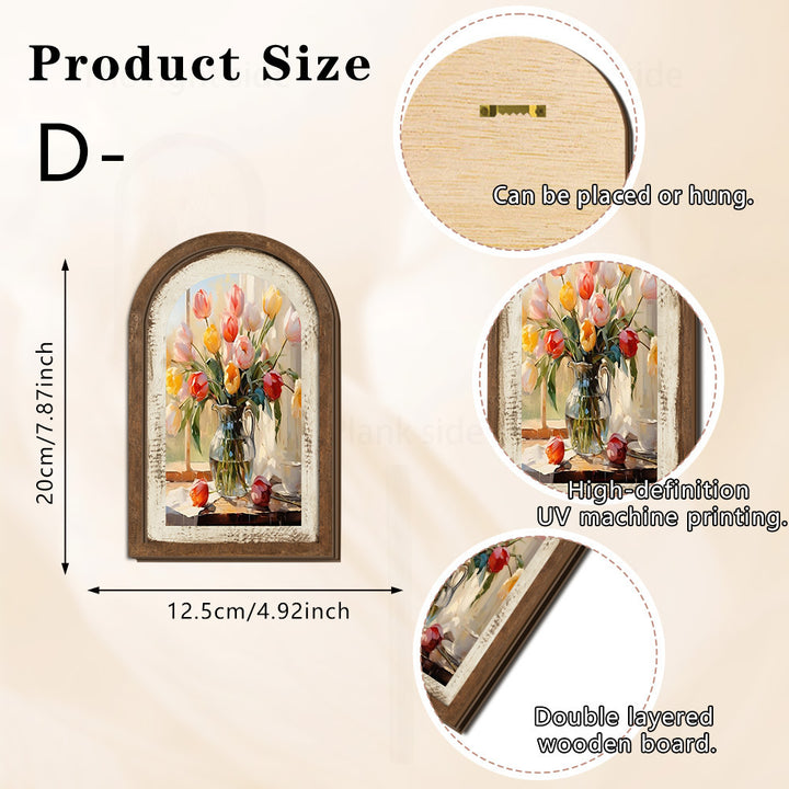 Wall decoration with lemon pattern