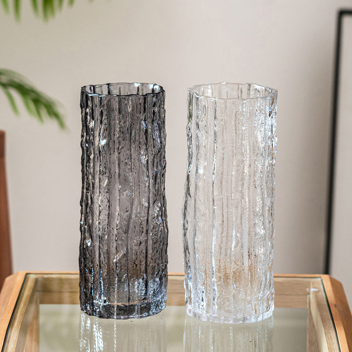 Artful Glass Vase in Modern Design