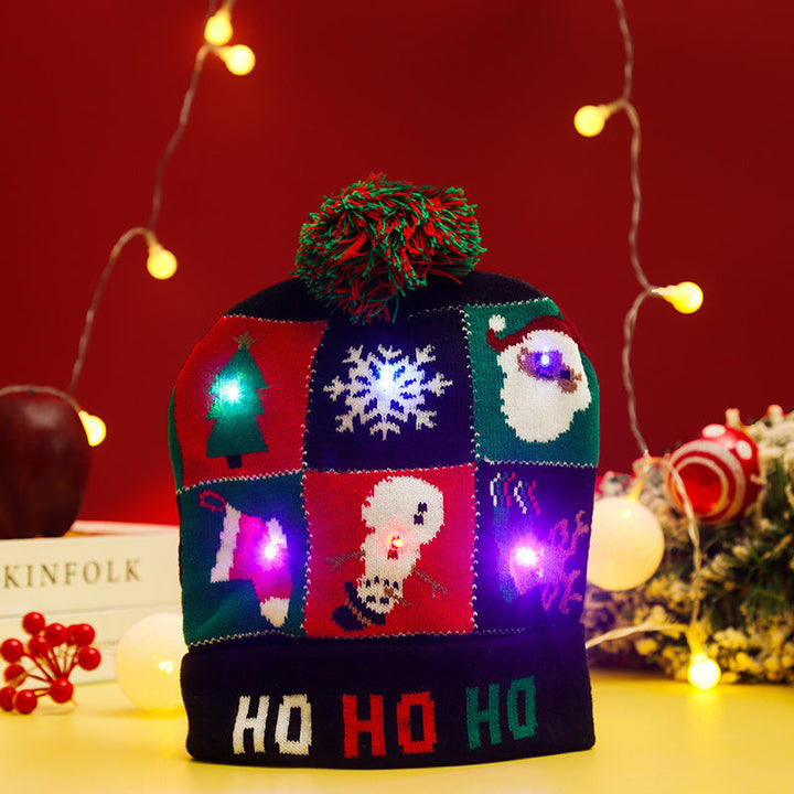Funny Christmas hat with LED lights
