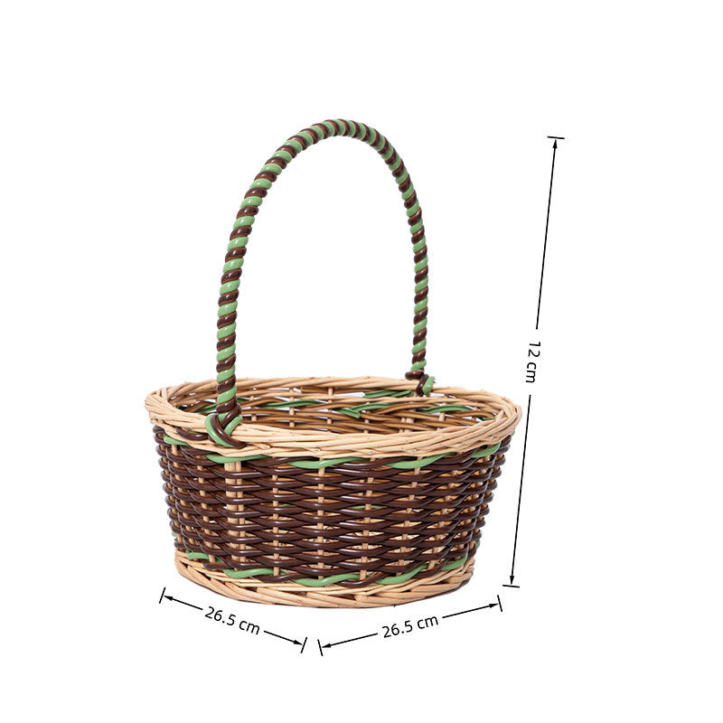Decorative Woven Flower Basket