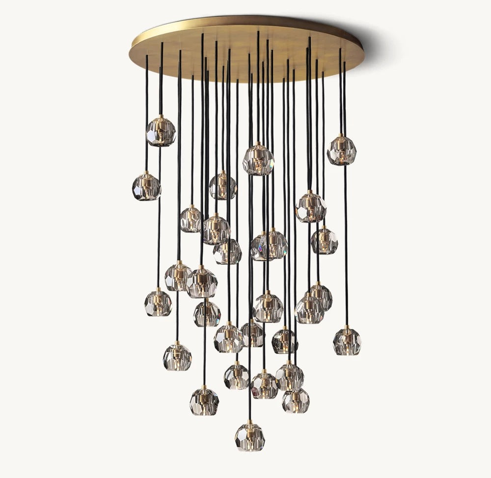 Crystal pendant lamp