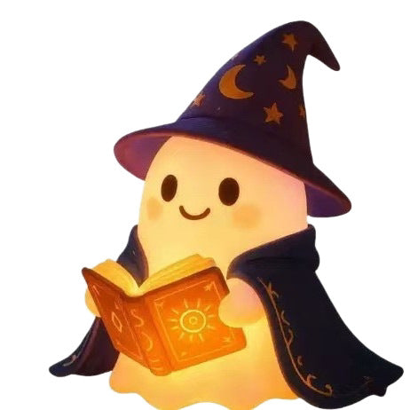 Decorative Ghost Figure in Witch Look