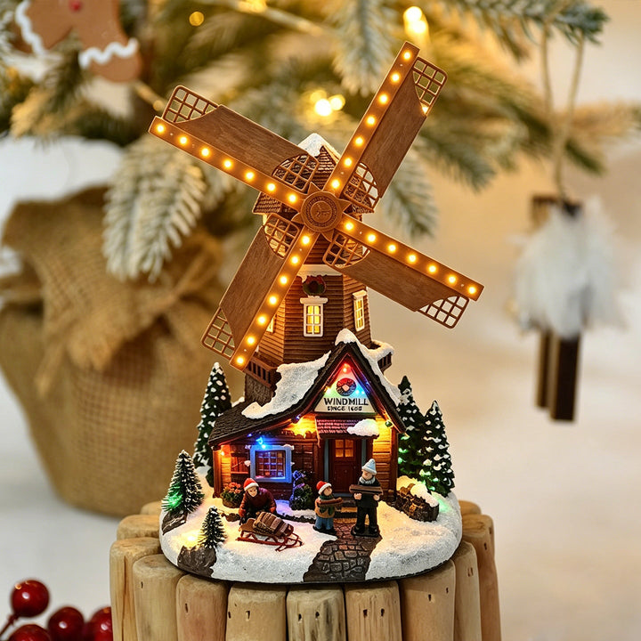 Nostalgic Christmas Windmill Decoration