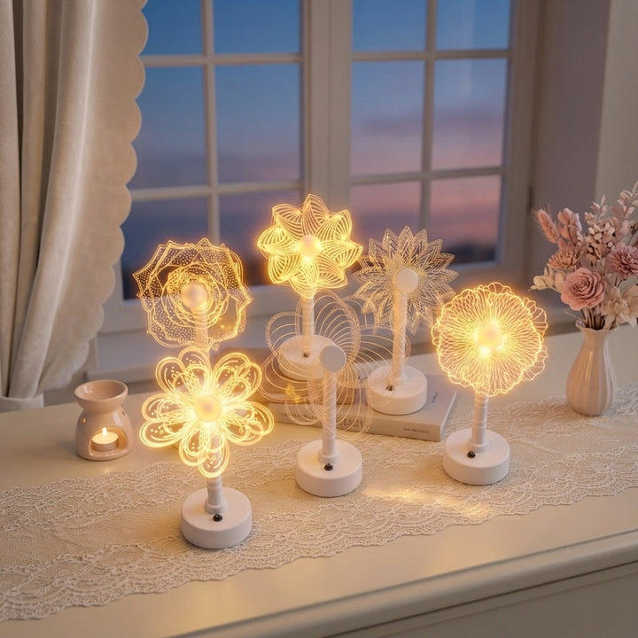 LED Flower Table Lamp