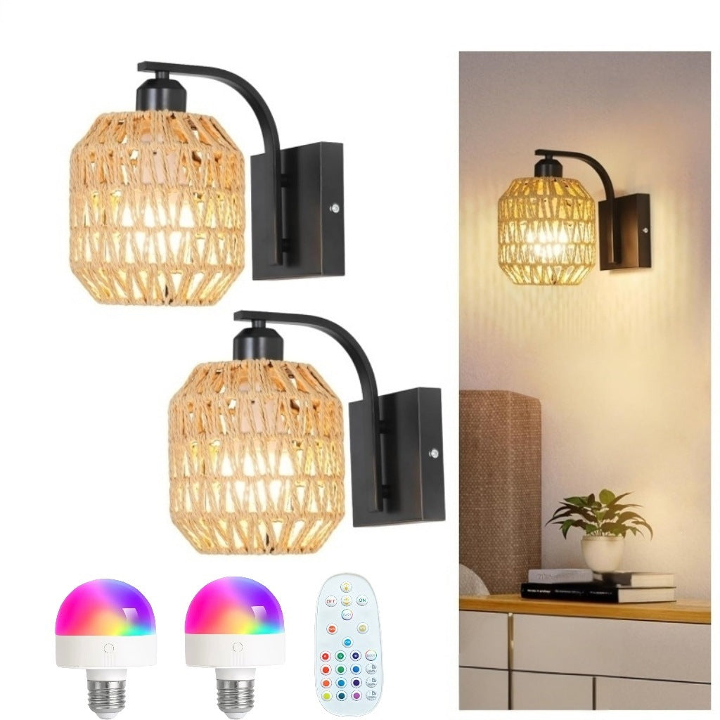 Stylish Woven Wall Lighting