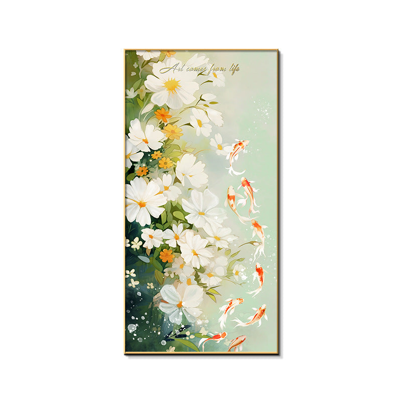 Decorative Floral Canvas Art Print