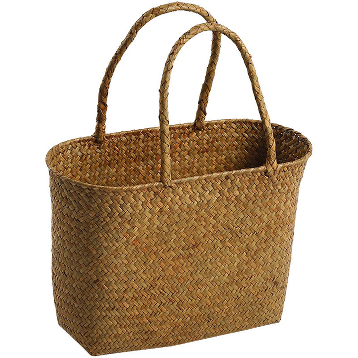Handwoven Decorative Carry Basket
