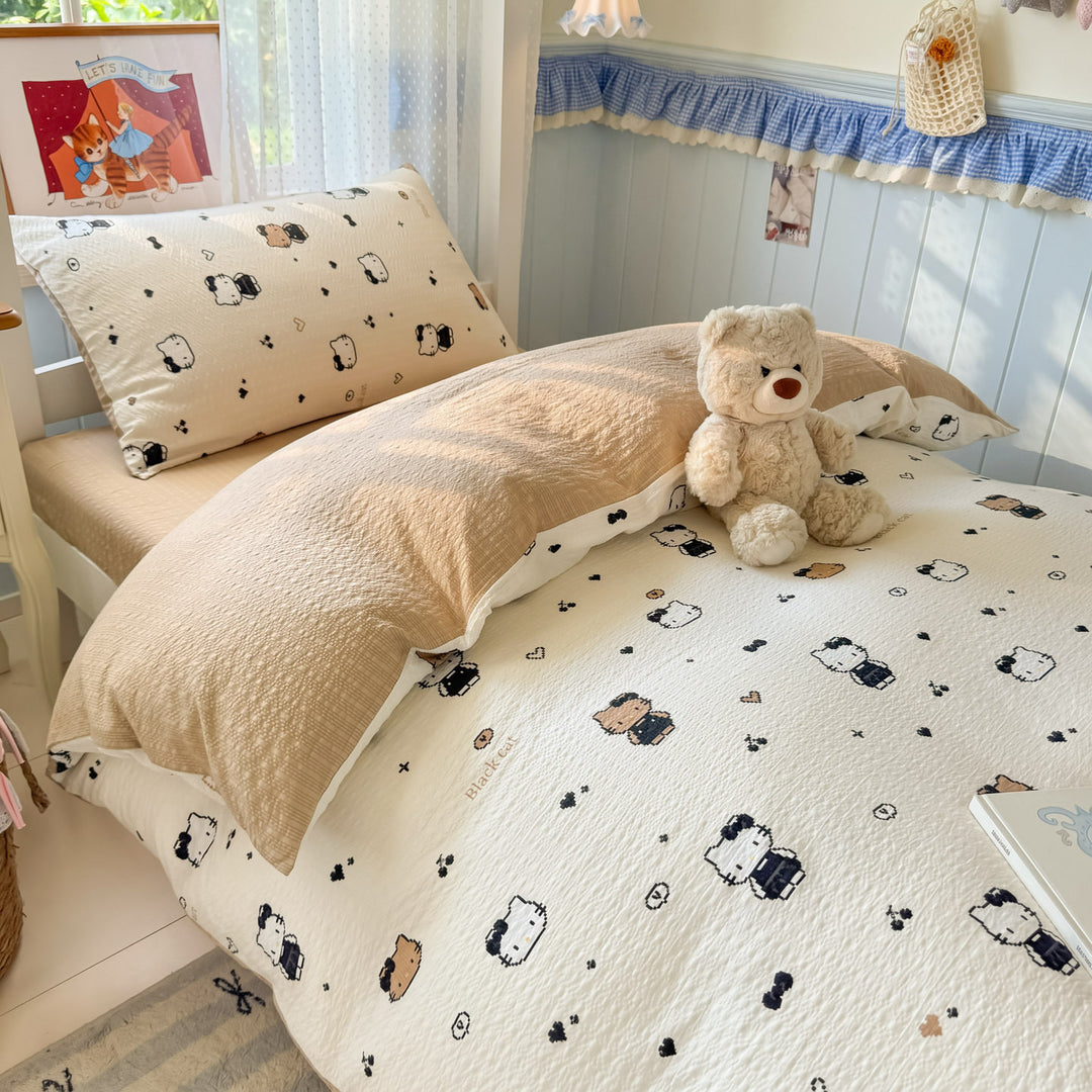 Geometric Patterned Bedding Set