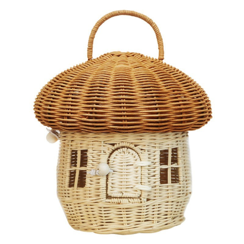 Playful hand basket in house design
