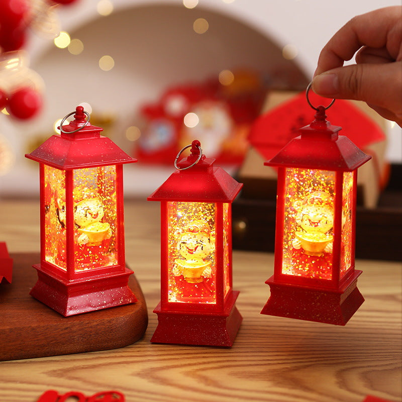 Decorative LED Lantern with festive motif